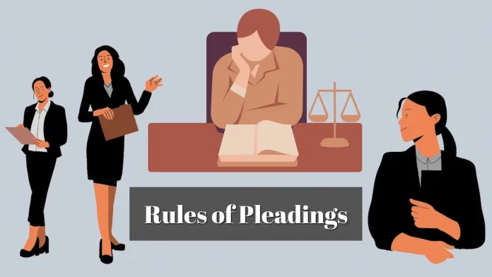 fundamental rules of pleading illustration