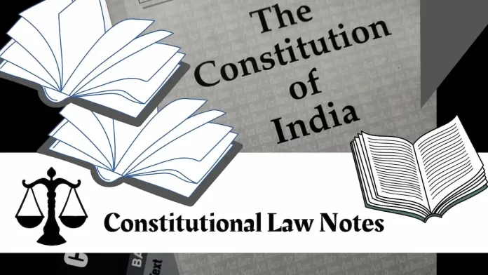 constitutional law notes illustration