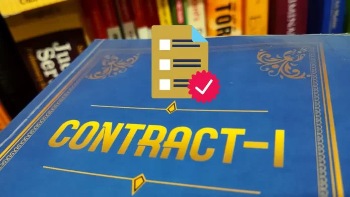 contract cases book