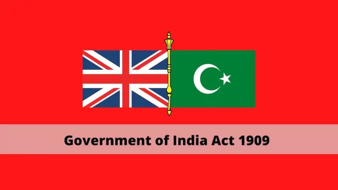 government of india act 1909 illustration