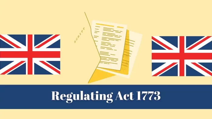 regulating act 1773