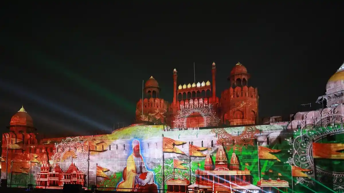 red fort delhi